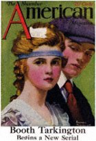 Norman Rockwell's Young Couple from the November 1918 American cover