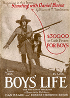 Scouting with Daniel Boone from the June 1914 Boys' Life cover