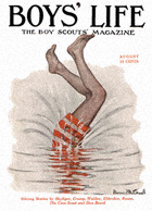Tail End of a Dive from the August 1915 Boys' Life cover