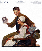 Norman Rockwell's My Mother from the December 19, 1918 Life Magazine cover