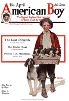 Norman Rockwell's Boxful of Puppies from the April 1920 American Boy cover