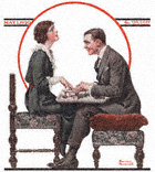 The Ouija Board from the May 1, 1920 Saturday Evening Post cover