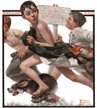 No Swimming from the June 4, 1921 Saturday Evening Post cover