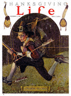 Norman Rockwell's Pilgrims Progress from the November 17, 1921 Life Magazine cover