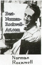 Early Norman Rockwell Photograph Photo of Norman Rockwell from the June 1921 Federal Illustrator