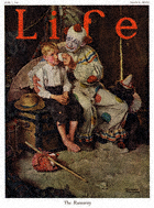 Norman Rockwell's The Runaway from the June 1, 1922 Life Magazine cover