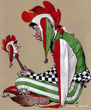 The February 11, 1939 Saturday Evening Post cover by Norman Rockwell entitled Jester