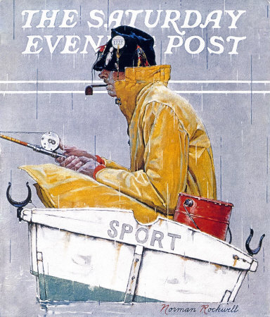 The April 29, 1939 Saturday Evening Post cover by Norman Rockwell entitled Sport