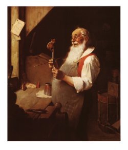 Norman Rockwell Santa's Workshop