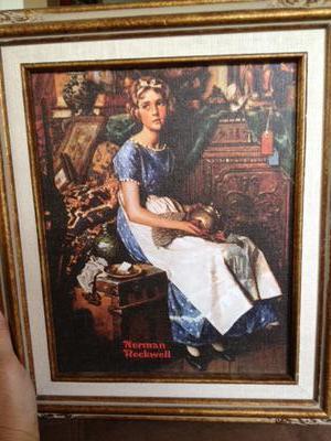1923 Literary Digest Cover by Norman Rockwell: Dreams in the Antique Shop