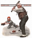 Gramps at the Plate from the August 5, 1916 Saturday Evening Post cover
