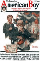Norman Rockwell's Merry Christmas, Grandpa from the December 1916 American Boy cover