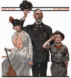 Saluting the Flag from the May 12, 1917 Saturday Evening Post cover