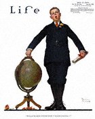 Norman Rockwell's When in the Course from the June 27, 1918 Life Magazine cover