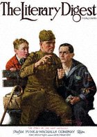 Norman Rockwell's Story of the Lost Battalion from the March 1, 1919 Literary Digest cover