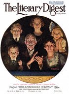 Norman Rockwell's Topics of the Day from the September 20, 1919 Literary Digest cover