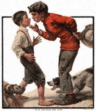 Norman Rockwell's Bully Before from the June 4, 1921 Country Gentleman cover