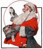 Norman Rockwell's A Drum for Tommy from the December 17, 1921 Country Gentleman cover