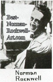 Photo of Norman Rockwell from the June 1921 Federal Illustrator