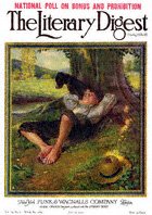 Norman Rockwell's Barefoot Boy Daydreaming from the July 29, 1922 Literary Digest cover