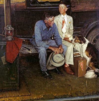 Norman Rockwell: Breaking Home Ties