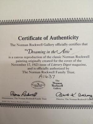 Certificate of Authenticity