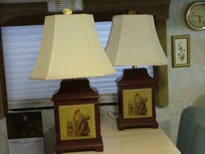 Norman Rockwell Saturday Evening Post Lamps